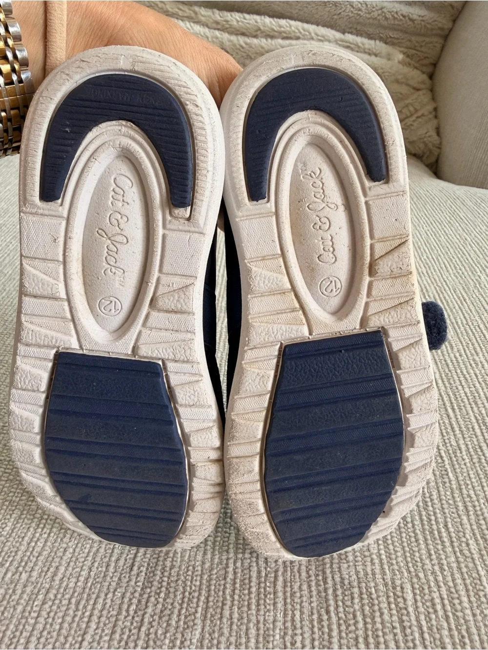 Cat & Jack Navy Mesh Water Shoe 12T